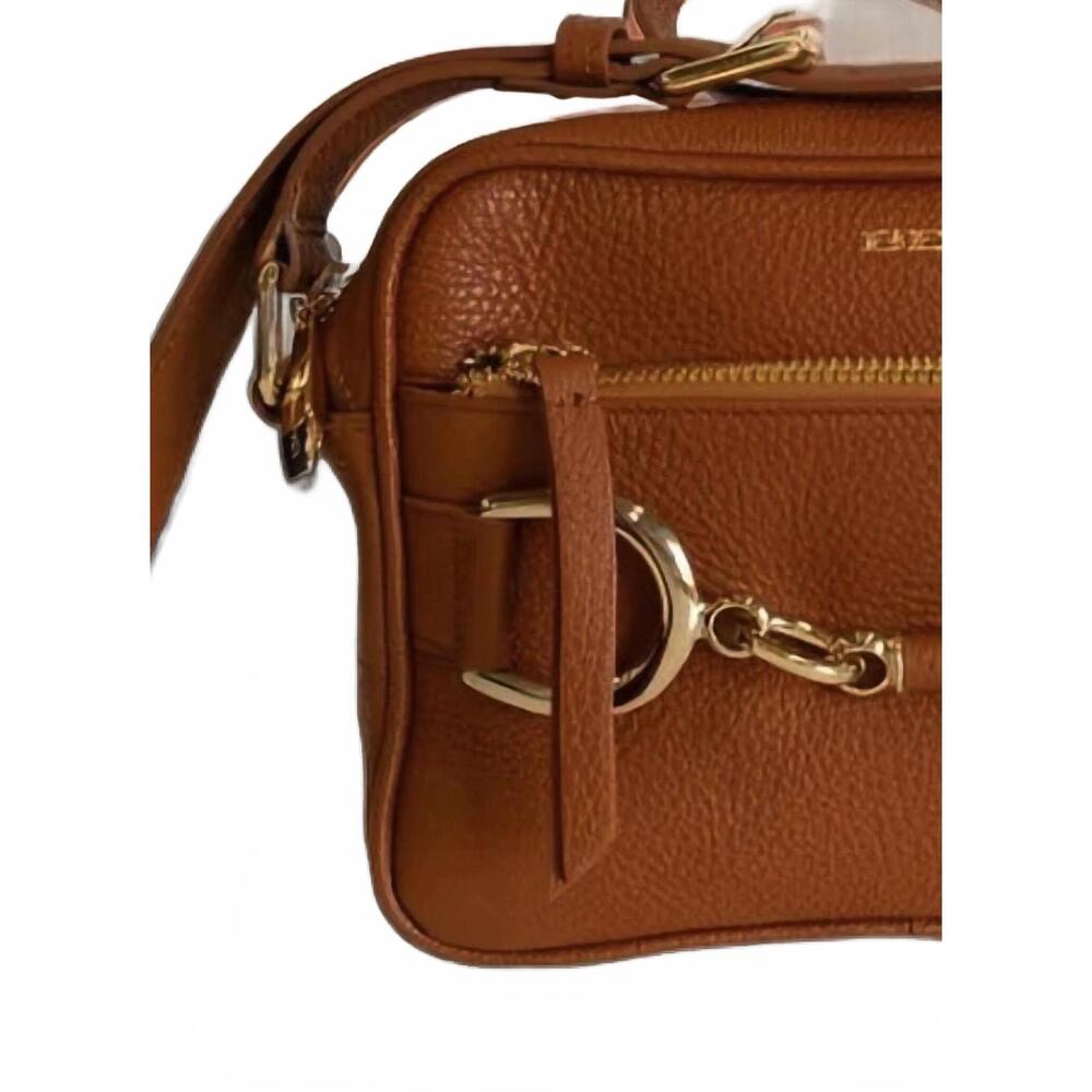 NEW BERGE women's forza equestrian crossbody bag in light brown - Picture 2 of 2